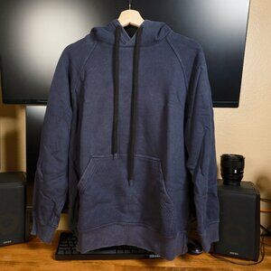 Gustav Von Aschenbach Navy Pullover Hoodie by Robert Geller